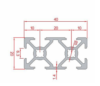 20X40 Sigma Profil 6 Kanal - 2
