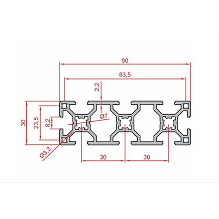 30X90 Sigma Profil 8 Kanal Toptan - 2