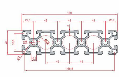 45X180 Sigma Profil 10 Kanal - 2