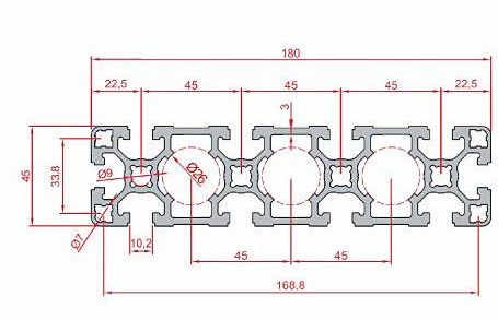 45X180 Sigma Profil 10 Kanal - 2