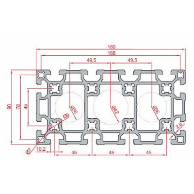 90X180 Sigma Profil 10 Kanal Toptan - 2