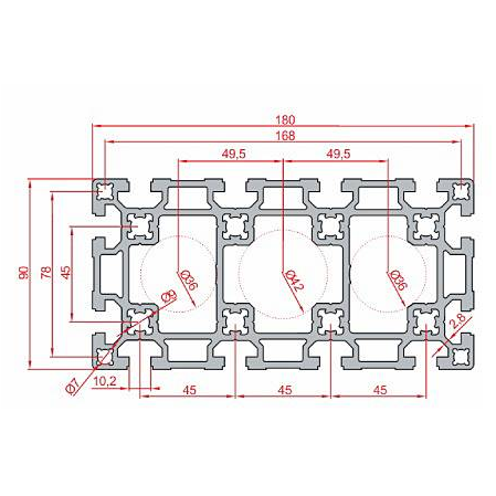 90X180 Sigma Profil 10 Kanal Toptan - 2