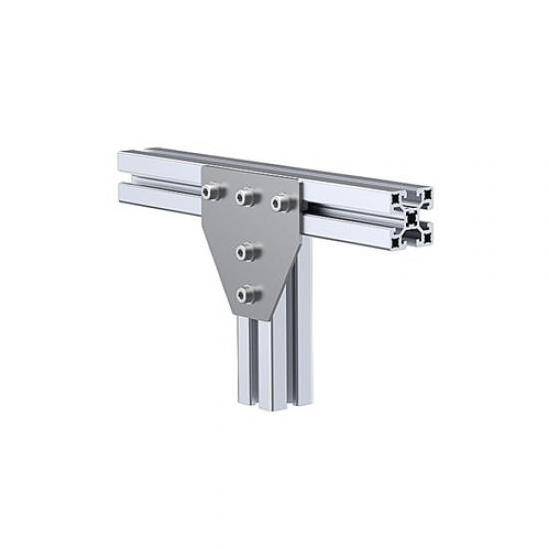 Üç Yönlü Bağlantı Sacı 45X45 K10 Çinko - Sigma Profil Bağlantı Sacı